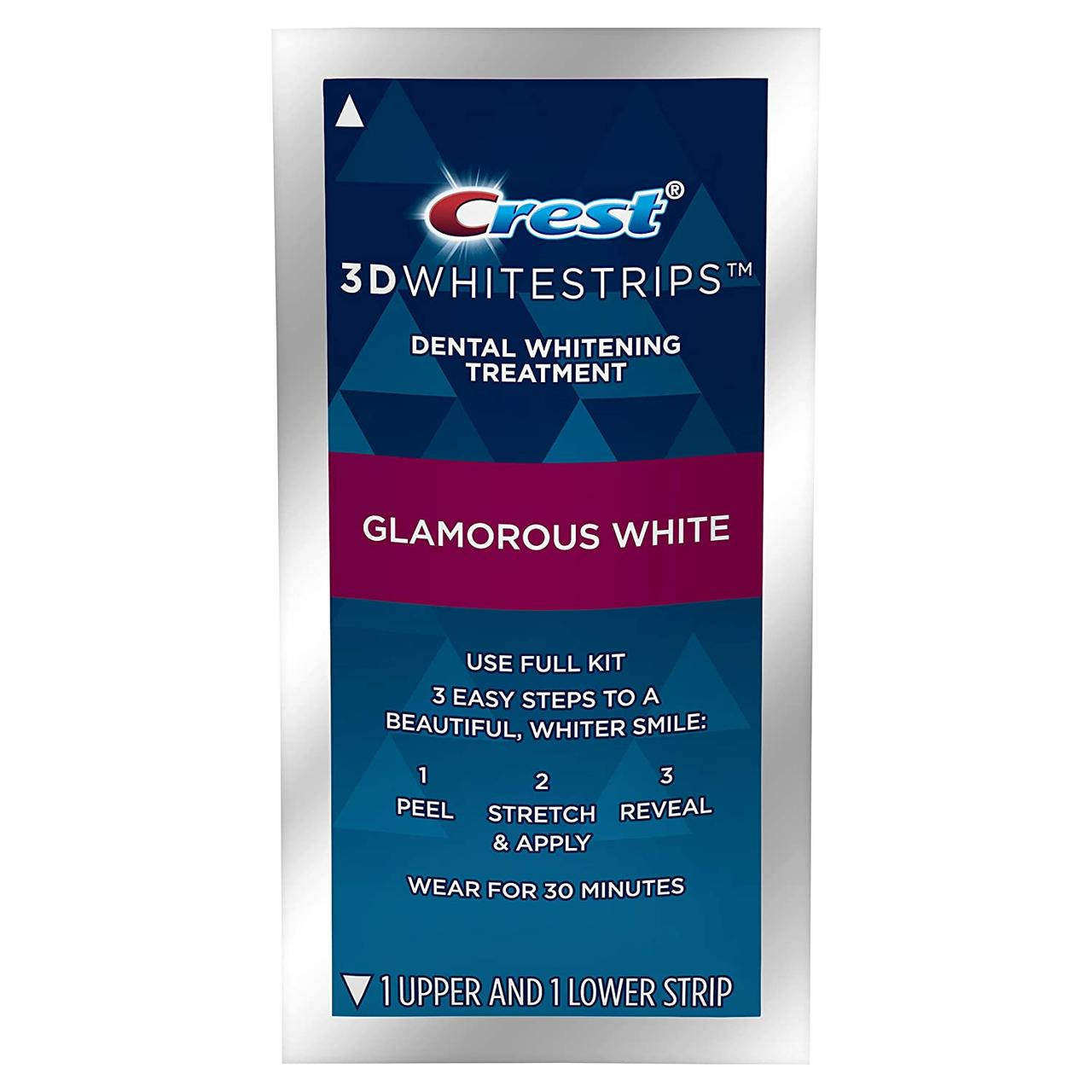 

Відбілюючі смужки Crest Whitestrips 3D White Glamorous White (поштучно)