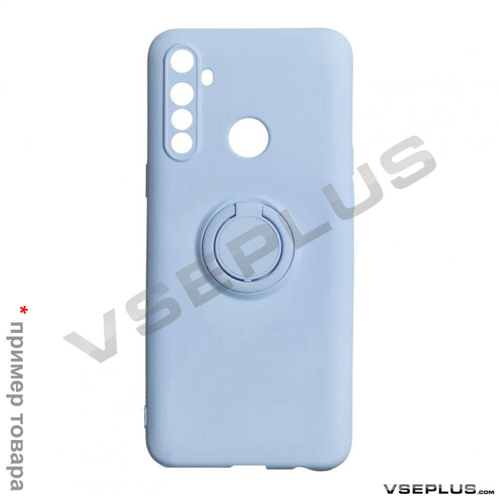 

Чехол (накладка) OPPO Realme 5 / Realme 6i, Ring Color, голубой