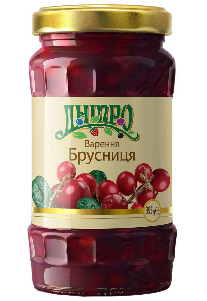 

Варенье Брусника ТМ Дніпро, 395 г