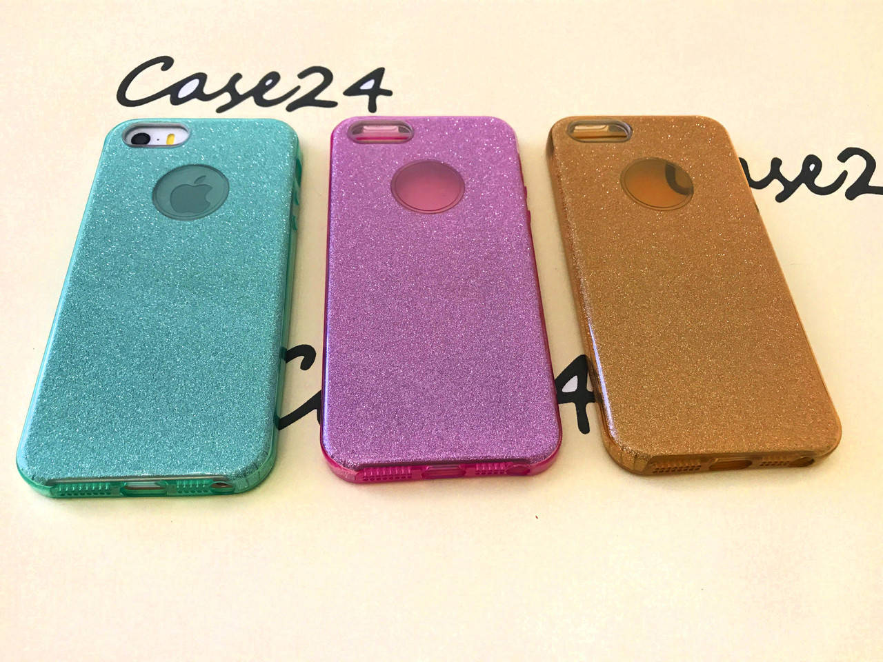 

Переливающийся TPU чехол Sonic для Apple iPhone 5 / 5S / SE (3 цвета) розовый