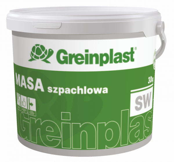 

Шпаклівка Грейнпласт Greinplast SW, 17кг шпаклювальна маса, Белый