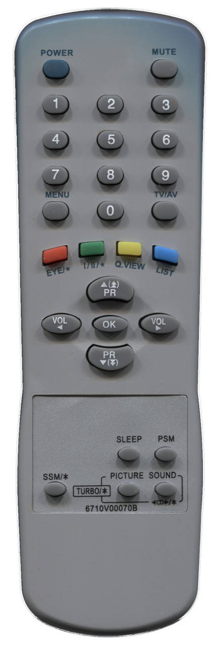 

Пульт для телевизора LG 6710V00070B