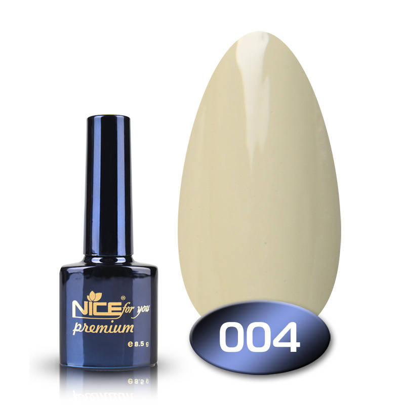 

Гель-лак Nice for you Premium 004 кремовый 8,5 мл