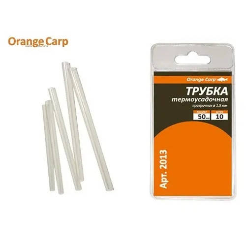 

Трубка Orange Carp 2013 термоусадочная (прозрачная) 1,5мм длина 50мм
