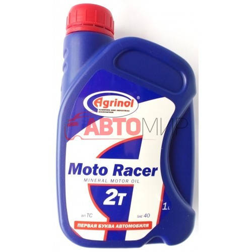 

Масло для 2-х тактных двигателей AGRINOL / Moto Racer SAE 40 / 1 л