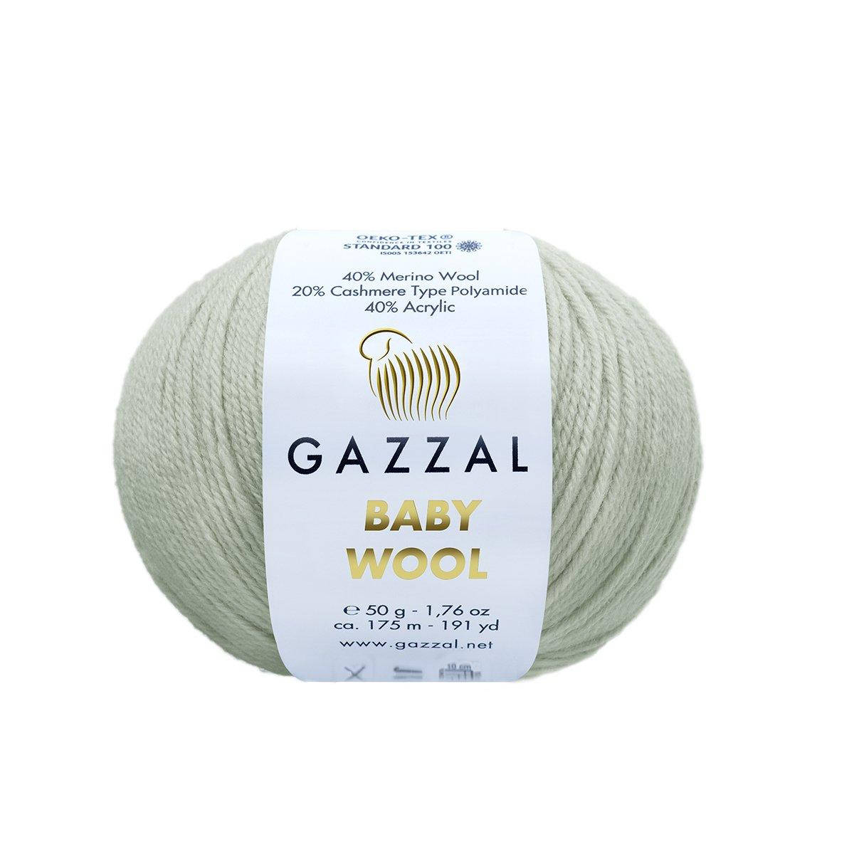 

Gazzal Baby Wool № 817 светло-серый
