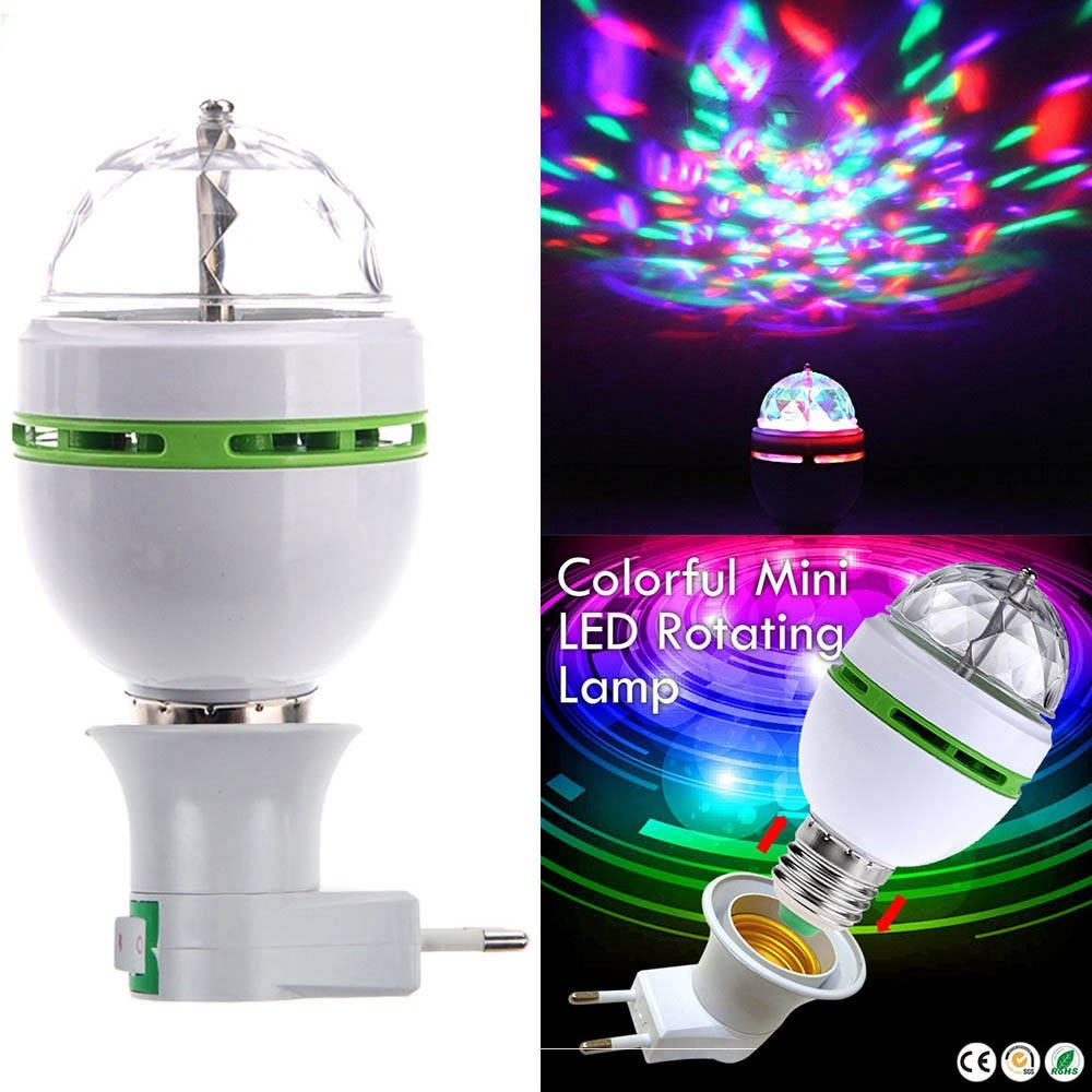 

Диско лампа LASER Rotating Lamp вращающаяся светодиодная диско лампа