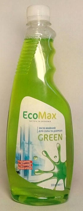 

м зас д/скла та дзеркал EcoMax "GREEN" 0,5л (запаска)*24