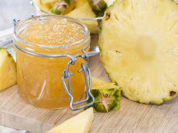

Наполнитель гелевый термостабильный со вкусом ананаса, ведёрко 1 кг