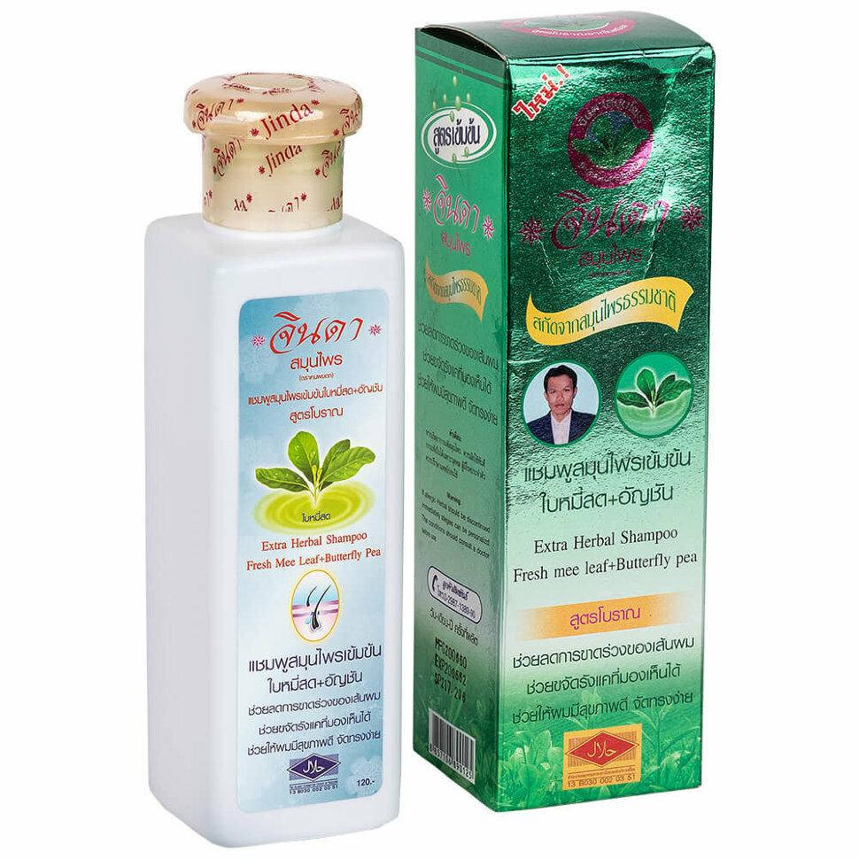 

Шампунь от выпадения волос Джинда Баймисот Jinda Extra Herbal Hair Shampoo 250 мл