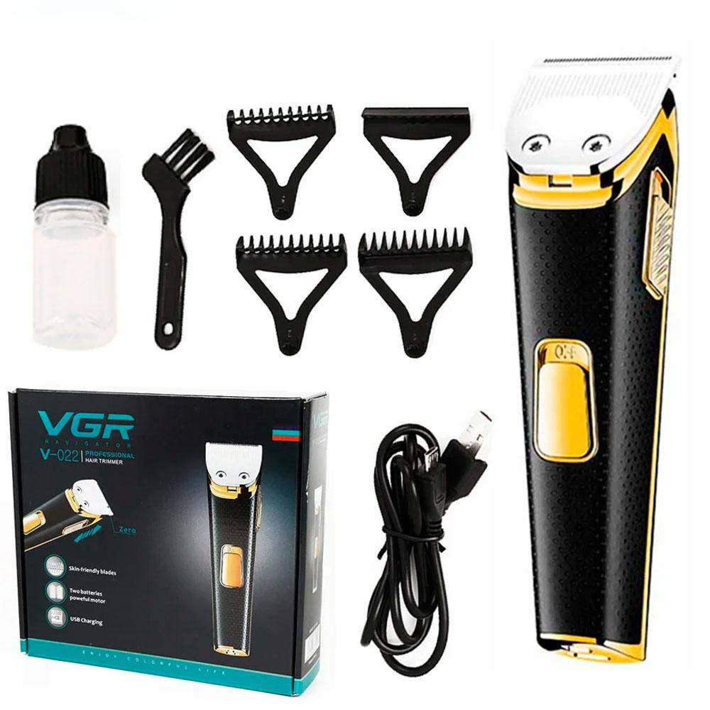 

Машинка для стрижки беспроводная VGR V-022, Черная / Триммер