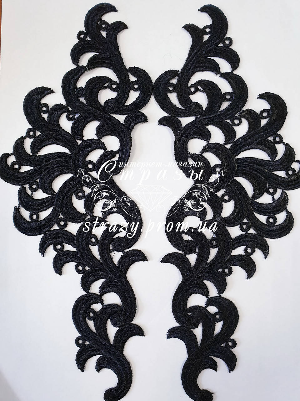 

Лейсы BLACK 26*10.5см, 1 пара, Черный