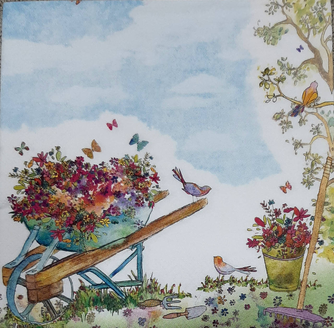 

Салфетка для декупажа ПЛ-141