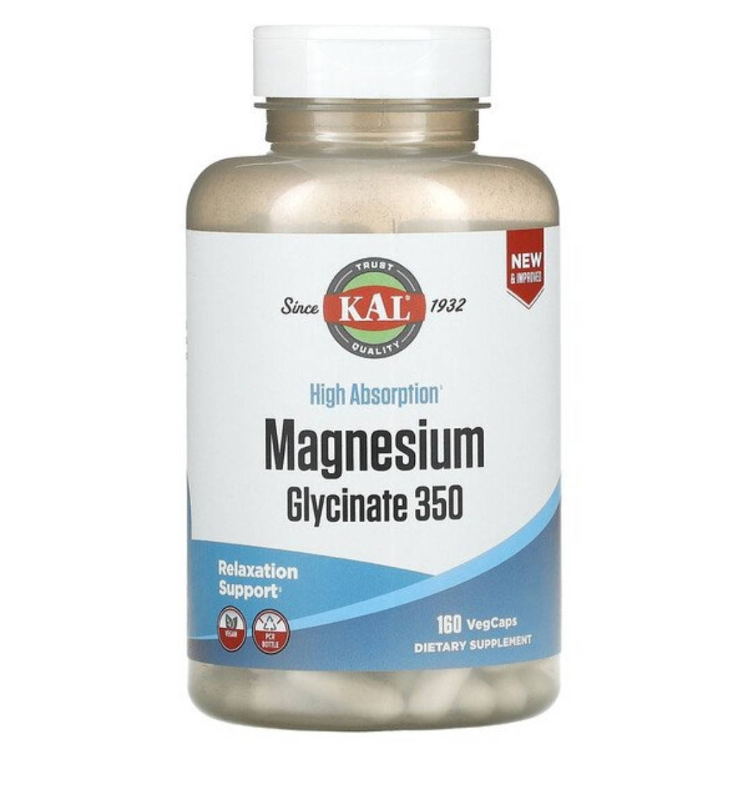 

Глицинат магния KAL magnesium glycinate 90 таблеток