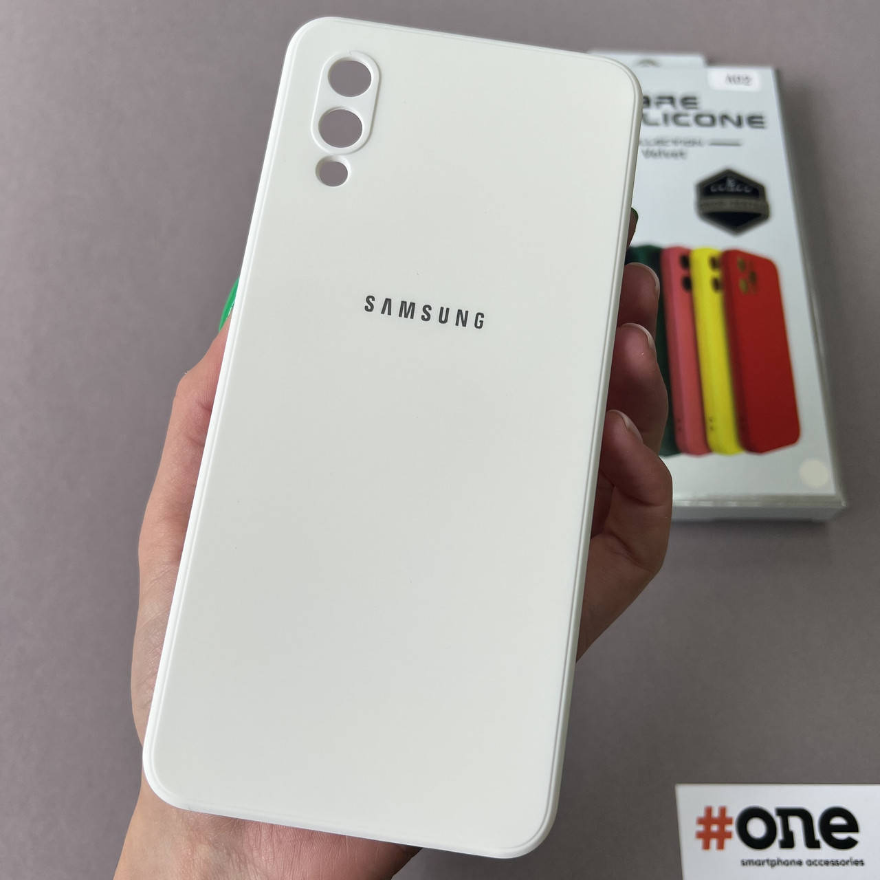 

Чехол для Samsung Galaxy A02 с микрофиброй защитой для камеры чехол на телефон самсунг а02 белый S1Q
