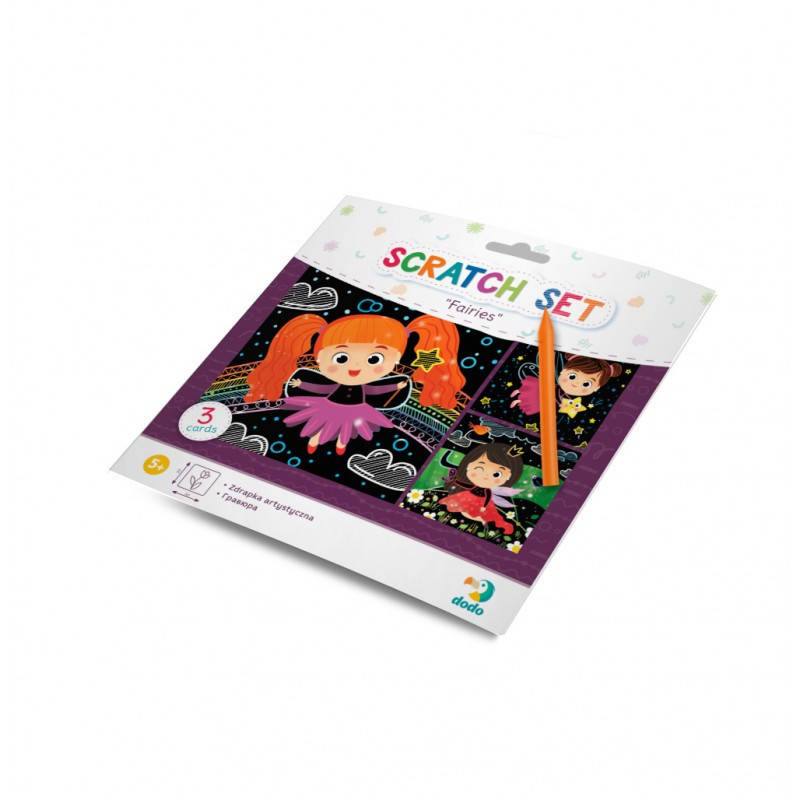 

Набор для творчества - детские гравюры Феи / Набір дитячих гравюр Феї / Scratch Set, Додо / DODO