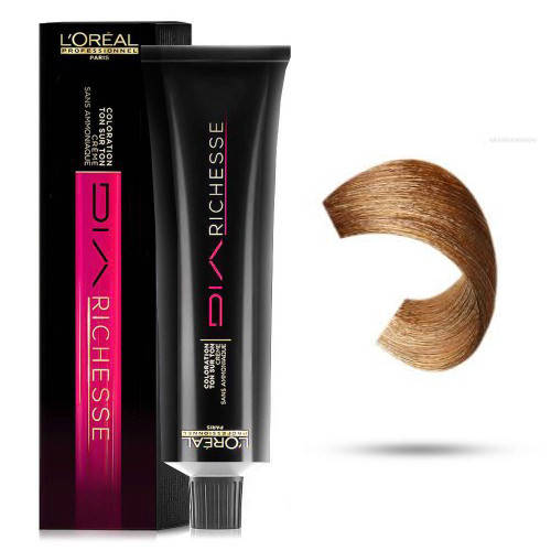 

Краска для волос LOreal Professionnel Dia Richesse 8 Светлый блондин.