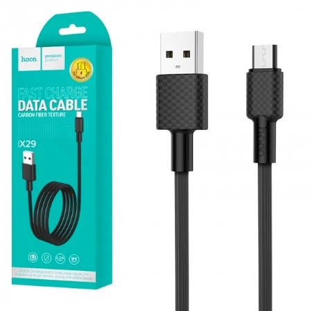 

Кабель Micro-USB Hoco X29 Superior style для зарядки та синхронізації даних, Черный