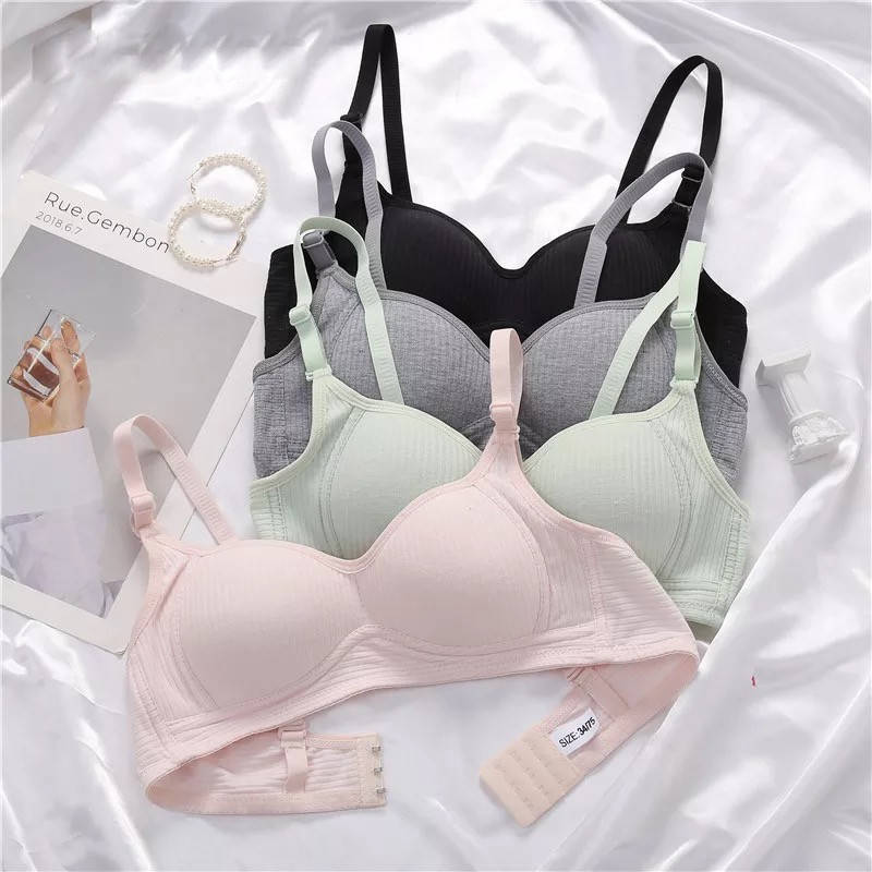 

Женский бюстгальтер в рубчик Finetoo Черный, 75B