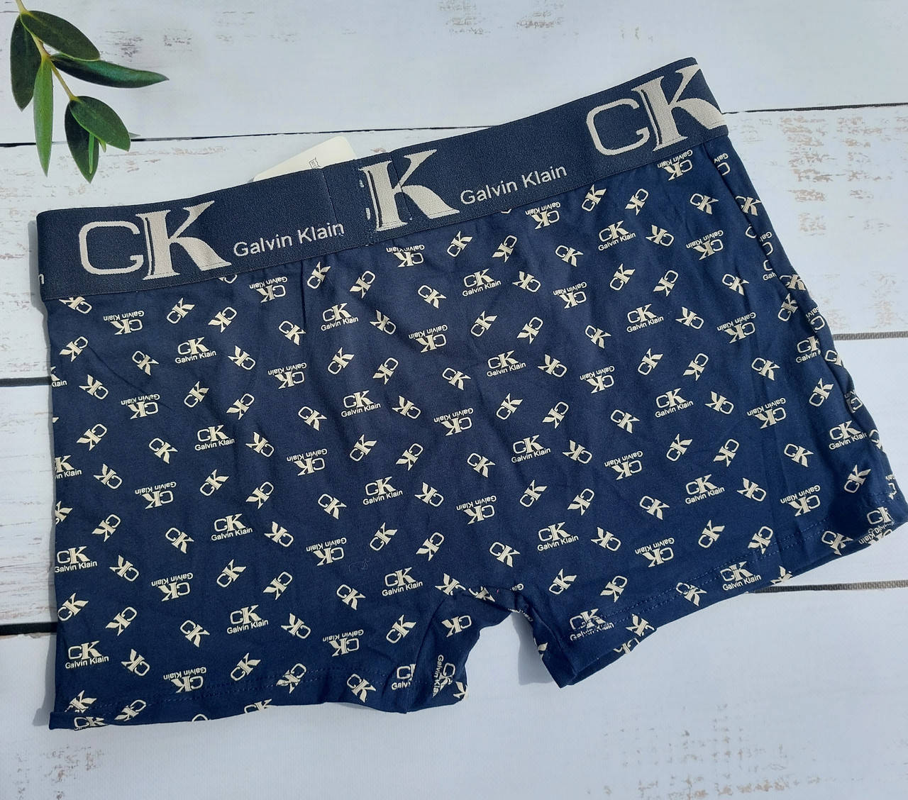 

Мужские трусы боксеры G016 4xl d.blue, Темно-синий