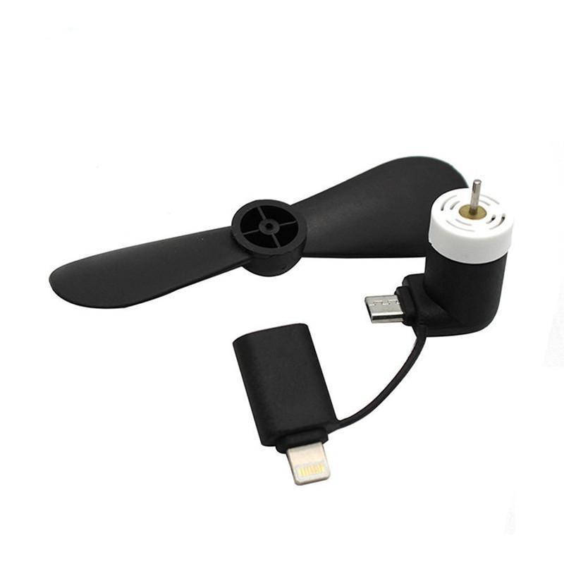 

Мини вентилятор для телефона micro USB / Lightning