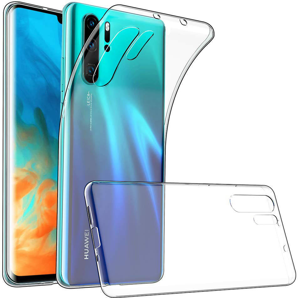 

Силиконовый прозрачный чехол для Huawei (Хуавей) P30 Pro, Разные цвета