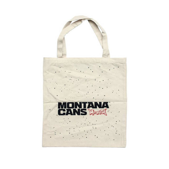 

Хлопковая сумка Montana Logo&Stars натуральная, Бежевый