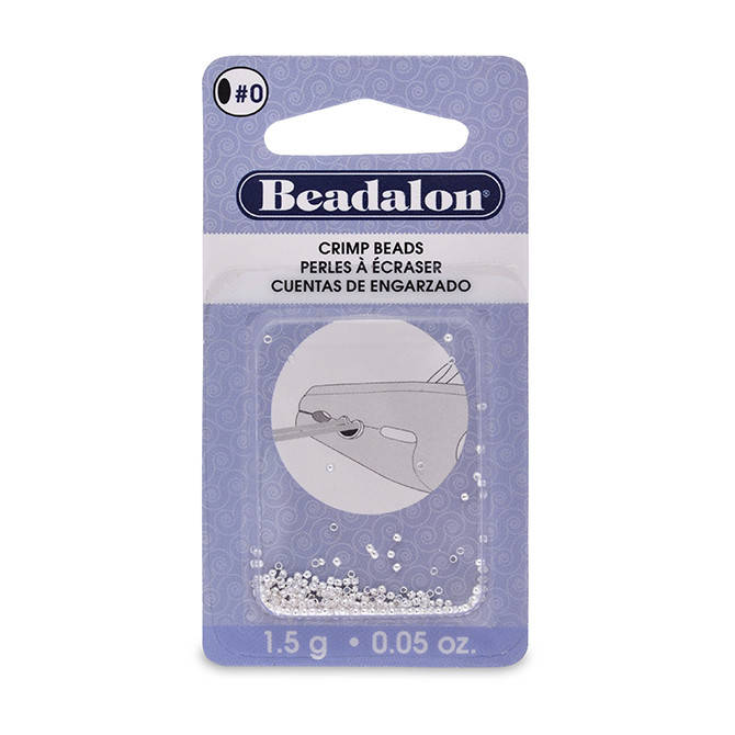 

Круглые кримпы Beadalon, размер №0, 1,3 мм, цвет серебро, упаковка