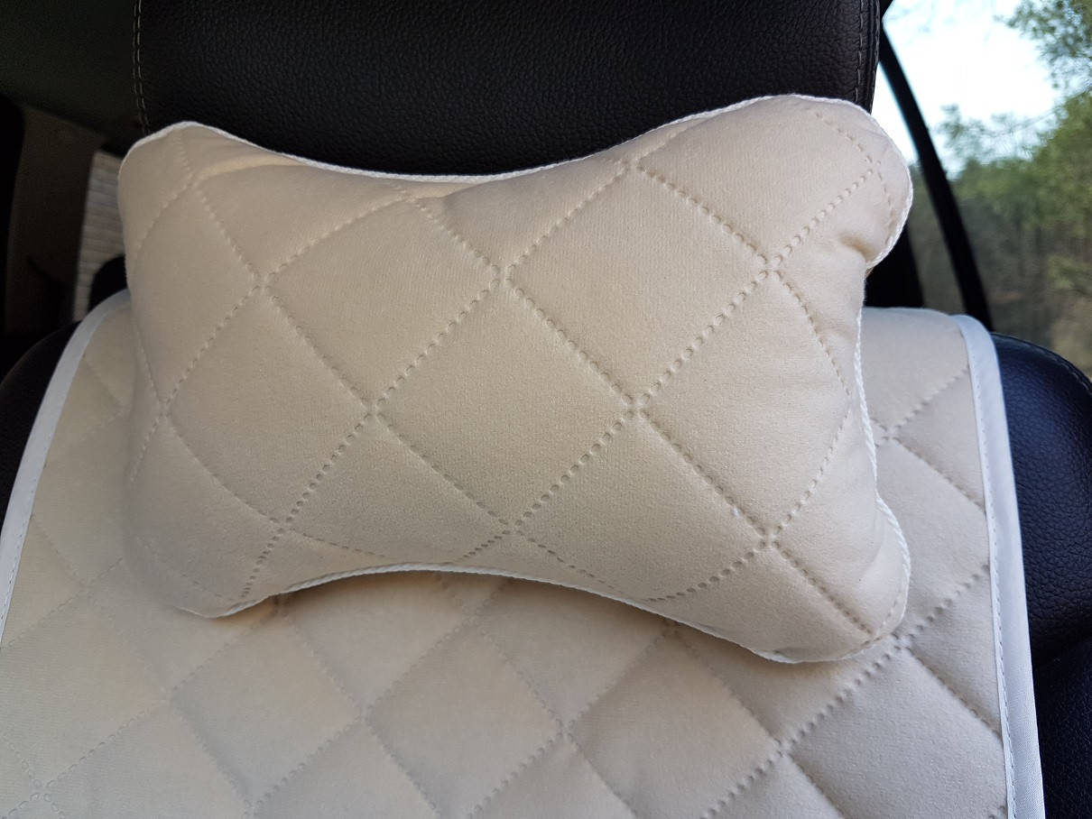 

Автоподушка подголовник бежевая, Бежевый