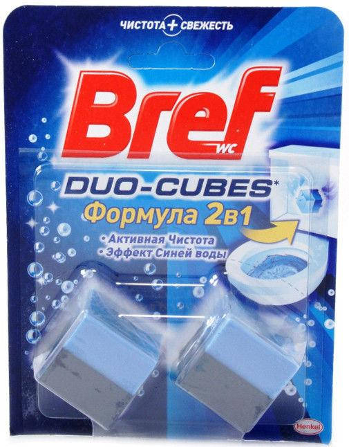

Чистящие кубики для сливного бачка унитаза Bref 2x50г