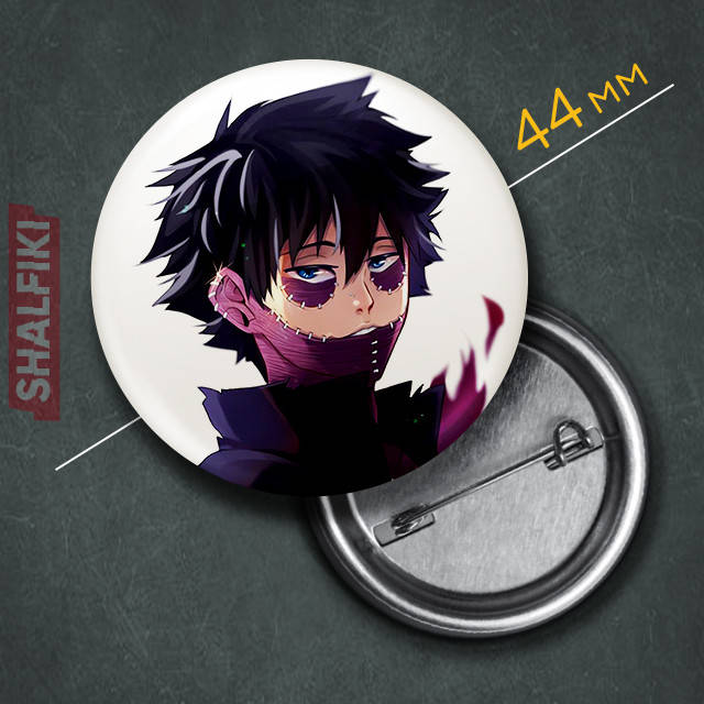 

"Тойя Тодороки Даби (Моя геройская академия / My Hero Academia)" значок круглый на булавке Ø44 мм