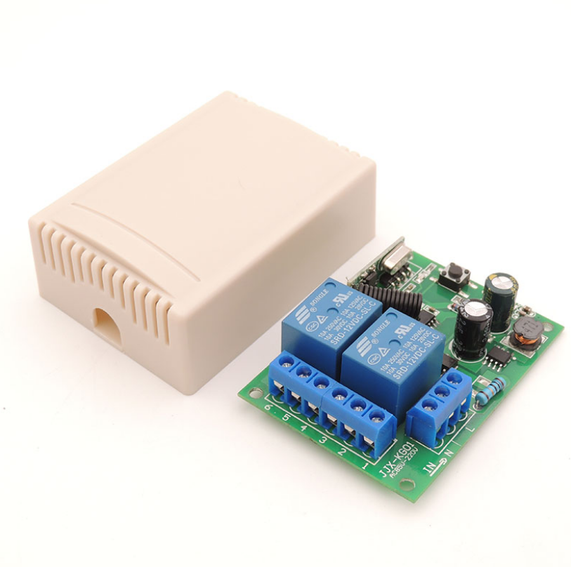 

2 канальный модуль AC 85V~250V управления с приемником на 2 реле 433 MHZ