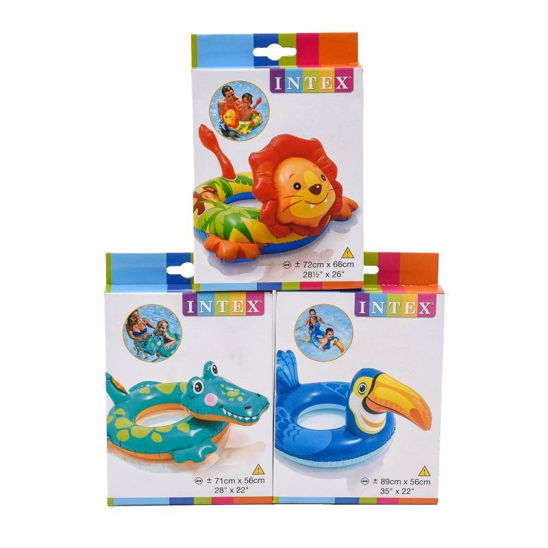 

Круг Intex, (крокодил 89-69 см, львенок 72-66 см, тукан 76-56 см)