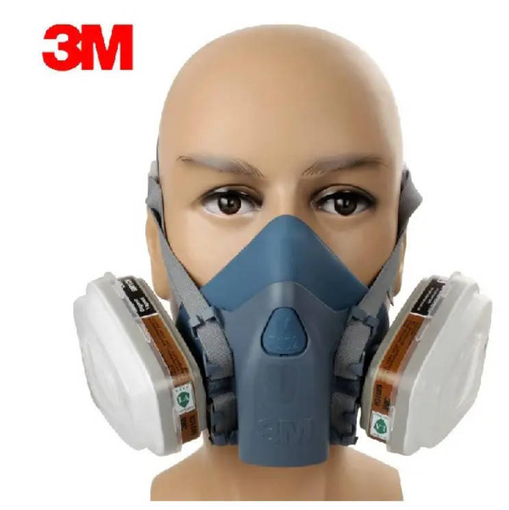 

Полумаска 3M 7500 (7502) + фильтра полный комплект