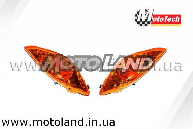 

Повороты (пара) передние в сборе (ЖЕЛТЫЙ) YAMAHA JOG SA-16/36/39