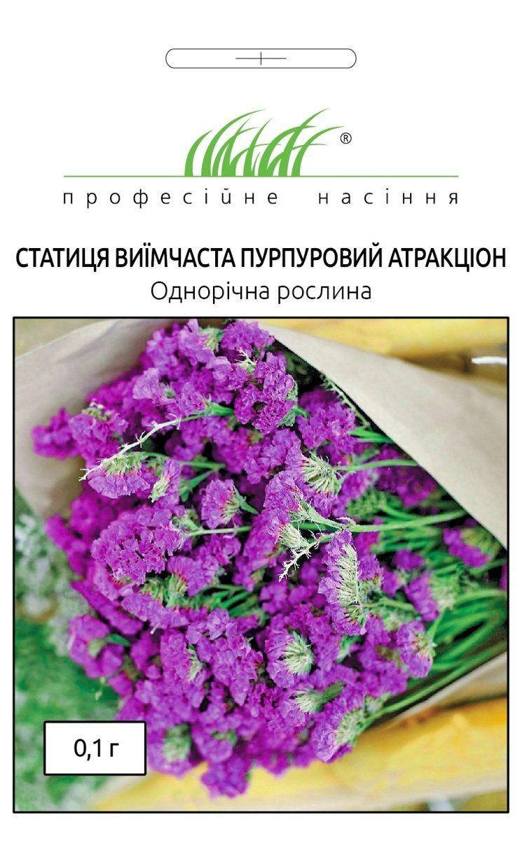 

Семена Статица пурпурный аттракцион 0,1 г Hem Zaden