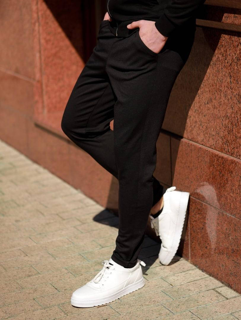 

Спортивные штаны мужские стильные под классику Турция