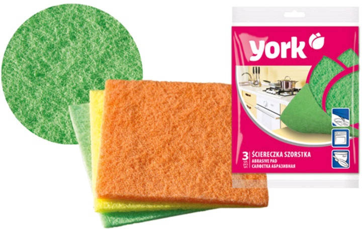 

Салфетка абразивная York 3шт 13х14см 032030