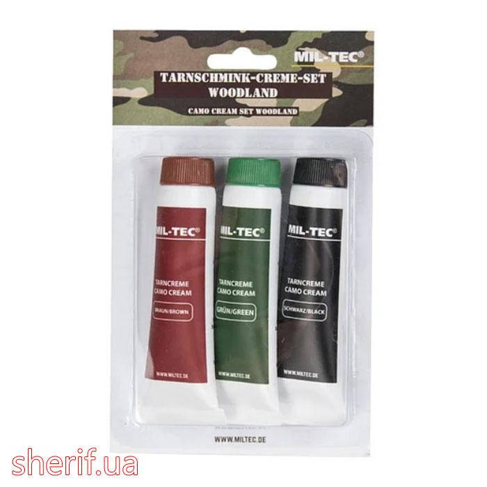 

Грим 3-х цветный в тюбиках Mil-Tec (Woodland) 16332000