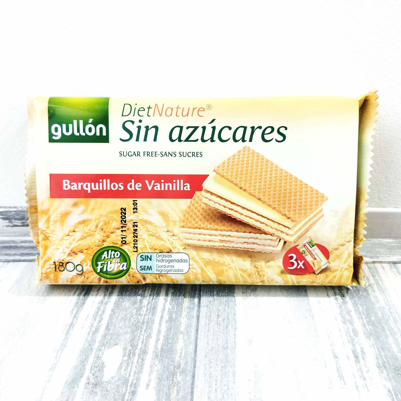 

Вафли Gullon Diet Natire ванильные без сахара