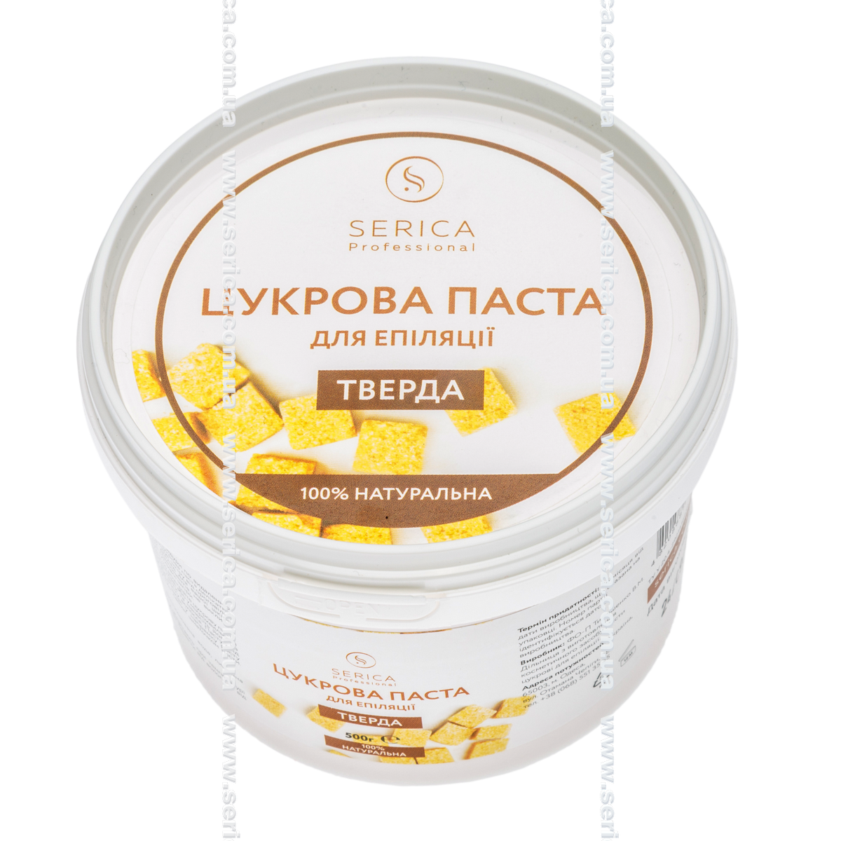 

Паста для Шугаринга Serica 500 г Твердая 100% натуральная