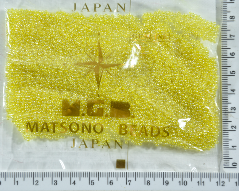 

Бисер №15 "MATSUNO"-Япония(50гр) прозр-желт уп=1шт