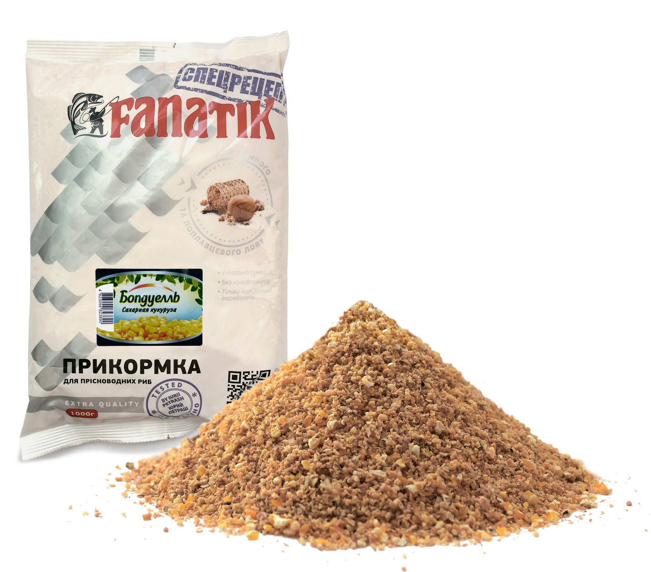 

ПРИКОРМКА FANATIK Бондюэлль Сахарна кукурудза 1 кг