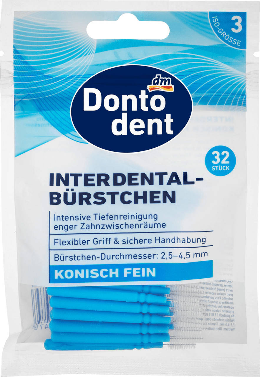 

Зубные ершики Dontodent (0.6 мм ISO 3) 32 шт