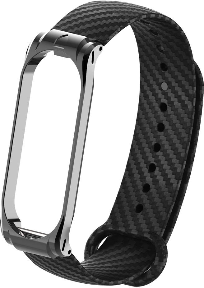 

Ремешок Carbon для Mi Band 4 / 3 Черный