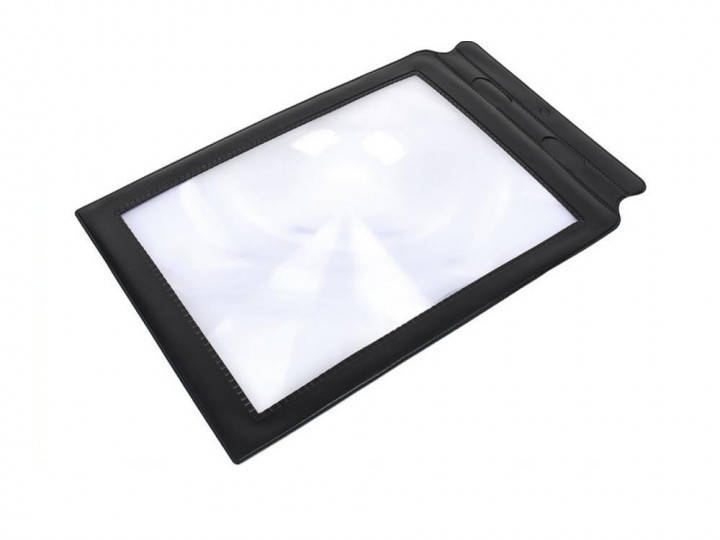 

Увеличительное стекло гибкое переносное, лупа A4