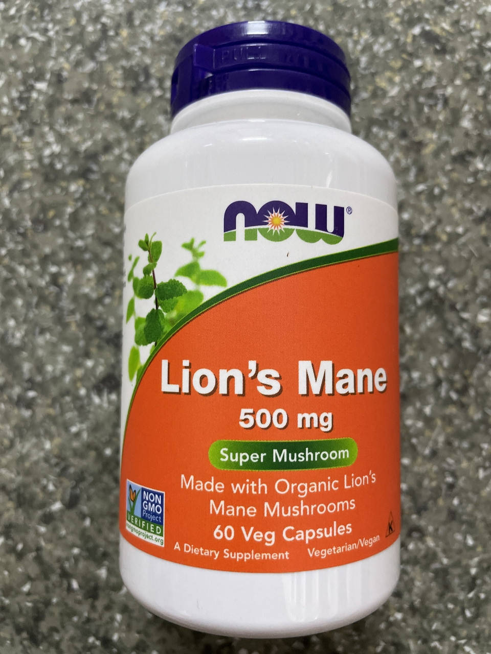 

Ежовик гребенчатый Now Foods Lion's Mane 500 mg 60 veg caps