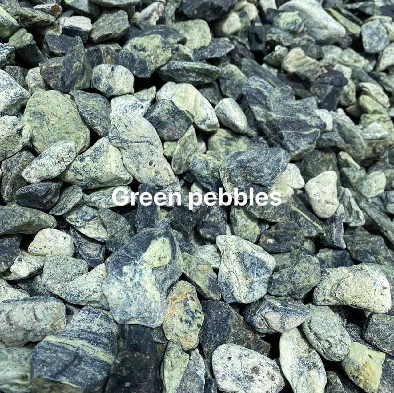 

Галька зеленая Verde Royal (Греция)