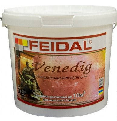 

Feidal Венецианская штукатурка Venedigputz 5 кг белая., Белый