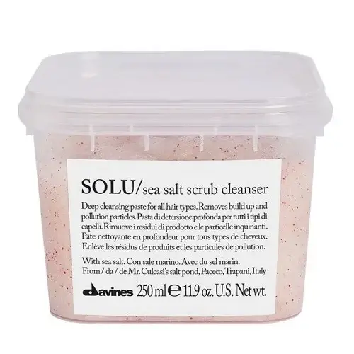 

Очищаюча паста-скраб Davines SOLU sea salt scrub cleancer з морською сіллю 250 мл